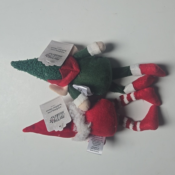 Festive Christmas Gnome Plush Set - Red and Green Holiday Decor-OS - Picture 4 of 5